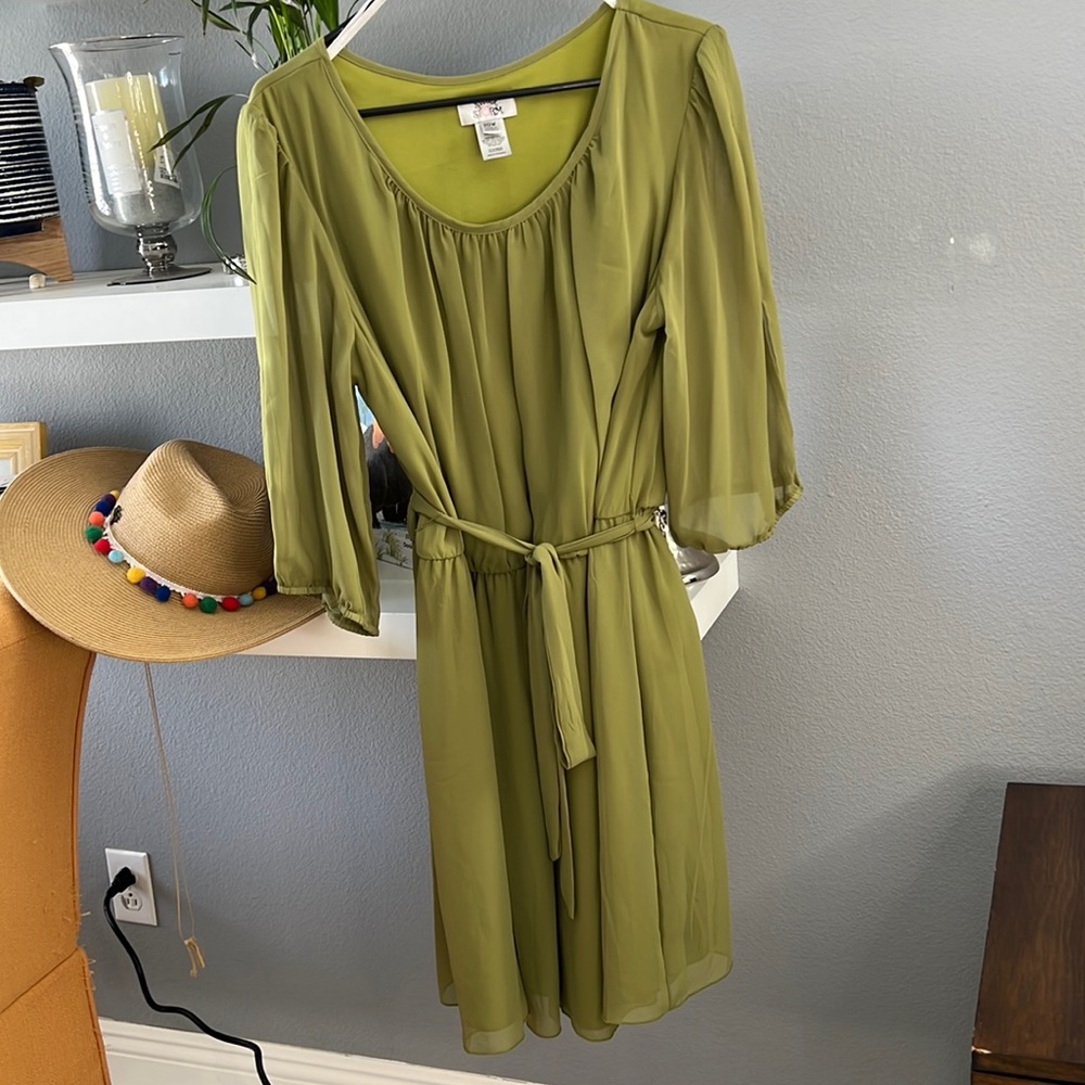 Olive gathered waist dress